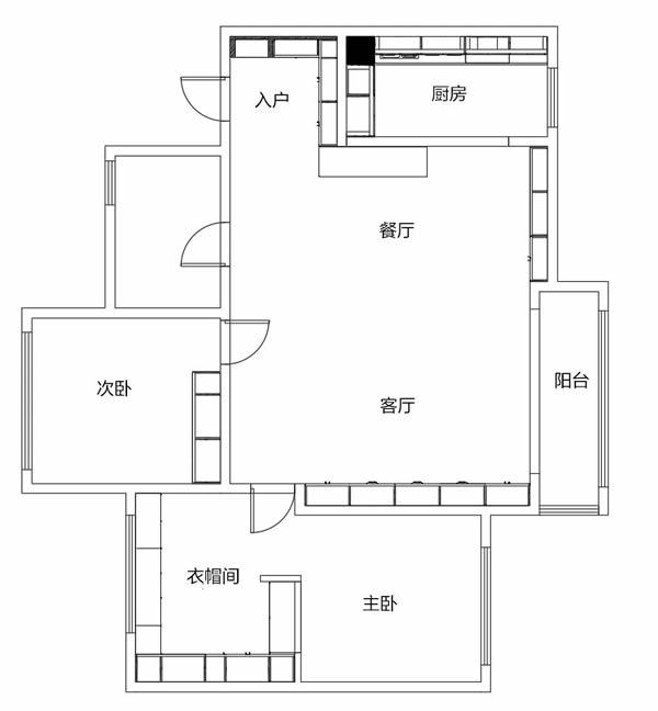 全友全屋案例丨126㎡轻法式，大胆撞色+复古元素，进门就被惊艳！