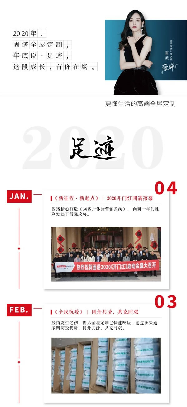 固诺家居2020年度《足 · 迹》TOP榜